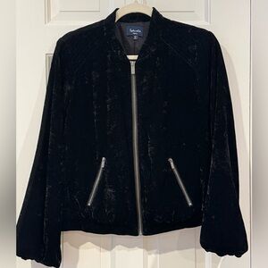 Splendid Black Velour Jacket